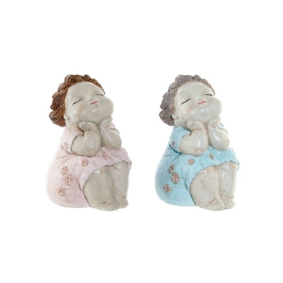 Scultura Resina (2 pcs) (13 x 13 x 20 cm) - Dekodonia