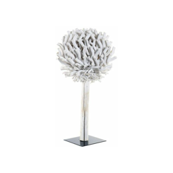Decorazione Albero Rotund Bianco Legno - Dekodonia en oferta