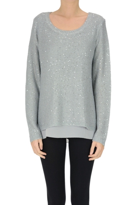 Sequined pullover