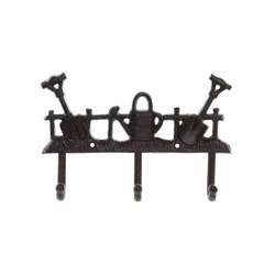 Appendiabiti da parete Giardino Ferro (25 x 4 x 16 cm) - Dekodonia en oferta