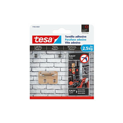 Tesa 77902-00001-00 Vite Adesiva Rettangolare per Mattone e Pietra 2,5 kg, Acciao, Set di 2 Pezzi características