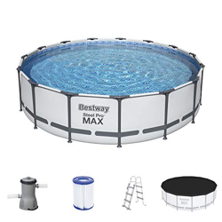 Bestway Steel PRO Max Piscina con Telaio in Acciaio, Grigio precio