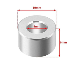 ZXC 10 / 20pcs 3D della Stampante Parti Openbuilds distanziale in Alluminio V-Slot di Isolamento Colonna separata Pilastro Quarantena Foro 5mm for Sta en oferta