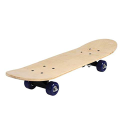 Luopei, skateboard fai da te per bambini, 42,9 cm in bianco graffiti skateboard resistente con piastra scorrevole in legno dipinto a mano, per princip precio