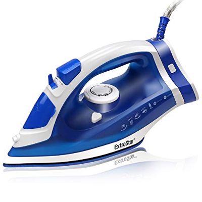 EXTRASTAR Ferri a Vapore Ferro a Vapore, 40g/min, Colpo Vapore 130 g Piastra Ceramica ad Alta Scorrevolezza, Design Rimovibile, Tecnologia a Risparmio
