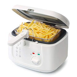 Aigostar Indra 30HEX - Friggitrice 1800Watts, Capacità 2,5Litri con finestra, Controllo di temperatura, Indicatori Luminasi. BPA assente. Design Esclu en oferta