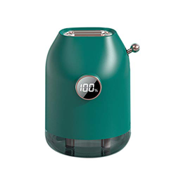 Decdeal Umidificatore Elettrico Senza Fili 500 ml,Diffusore Ambiente con Doppio Ugello a Spruzzo,3 modalità Spray/Display di Alimentazione a LED/Ricar precio