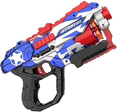 giocattolo blaster, okk blaster Con 20 Dardos de Espuma Suave, Objetivo de Tiro Competitivo Portátil Para Niños, de Cumpleaños, Regalos de Fiesta, Jug