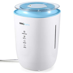 Umidificatore Ambiente 4,0L, Ultrasuoni Bambini Freddo/Caldo Umidificatore, 50m² Silenzioso per Camera Letto Casa Ufficio Stanza Bambini - WaterFall en oferta