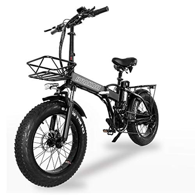 XXCY MX20 Bicicletta Pieghevole Elettrica Bicicletta Pieghevole Unisex 500w * 48v * 15ah 20 Pollici Gomma Grasso Strada Ebike Shimano 7 velocità