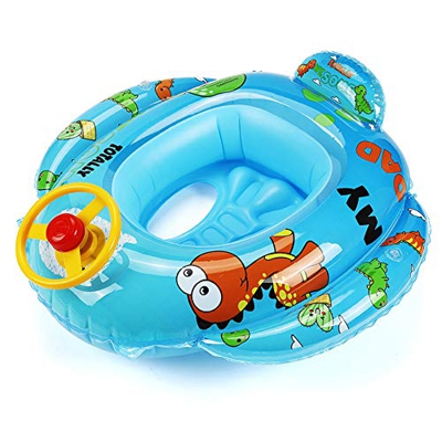 MINASAN - Salvagente gonfiabile per bambini, da 6 a 36 mesi dinosauro Taglia unica