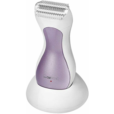 Batteria ricaricabile per rasoio da donna lilla bianca ricaricabile con batteria ricaricabile Lady Shaver CLATRONIC LS3658