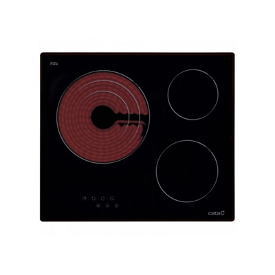 Piano cottura in vetroceramica Cata TT 603 60 cm (3 Fuochi)