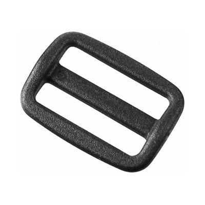 FIBBIA IN NYLON NERA PER CINGHIE - 40 MM. - Masidef