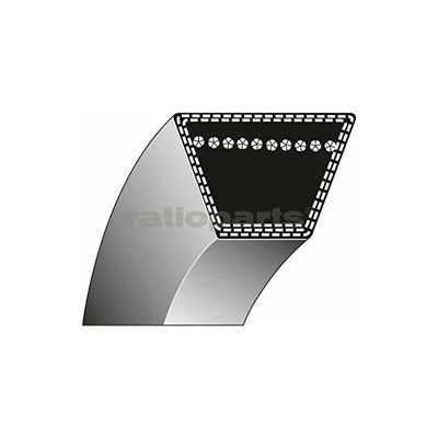 Cinghia trapezoidale Tipo 1-12,7 x 890 per Trattore Tosaerba, Colore: Verde - Ratioparts