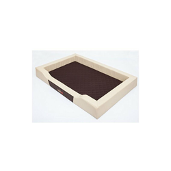 Hobbydog Cuccia per Cani Delux, Beige, Taglia XL 93 x 62 cm, Ecopelle + Tessuto in Tela durast Resistente. en oferta