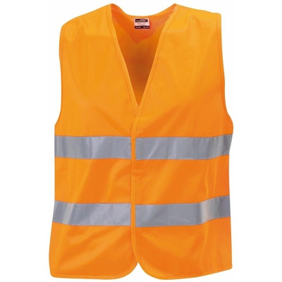 Safety Vest Junior - JR SAFETY VEST 100%P J&N | UNICA - NEUTRO (SENZA PERSONALIZZAZIONE) - fluorescent-orange (FLOR) - JAMES & NICHOLSON