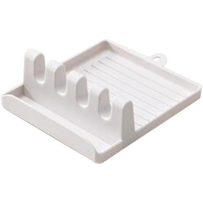 Asupermall - Spatola utensile da cucina Rack Repos con una goccia di goccia resistente rilievo nel calore Cucchiaio Bpa Restless Holder multipla