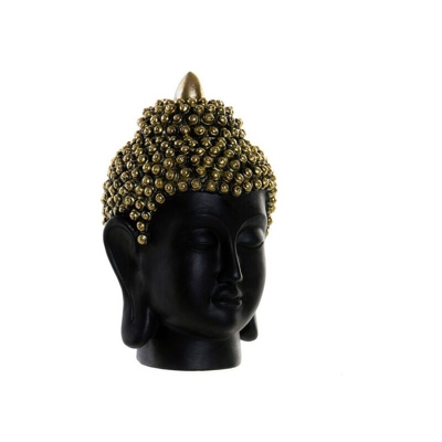 Scultura Dekodonia Buda Nero Resina (17 x 17 x 21 cm)
