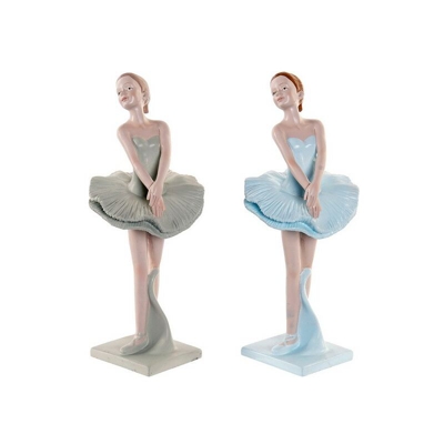 Scultura Ballerina Classica Resina (2 pcs) (10 x 10 x 26 cm) - Dekodonia