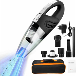 Langray - Aspirapolvere manuale, batteria aspirapolvere portatile 6000pa 8.4V 120W 2200mAh, 30 minuti di autonomia, senza filo bagnato e asciutto, precio