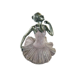 Scultura Ballerina Classica Resina (2 pcs) (24 x 16 x 32 cm) - Dekodonia precio