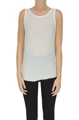 Ribbed modal tank-top
