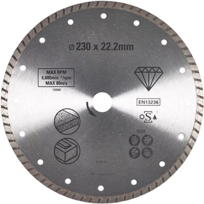 Stanley diamante lama 230 millimetri turbo
