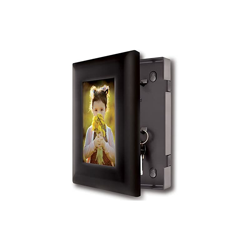 Master Lock Cassetta Segreta, Armadietto Portachiavi, Cornice Foto, Ottimo per Chiavi, Prezioso, Plastica ABS, Nero, Medium características
