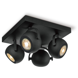 Home Sweet Home LED macchia nera Nop 4x5,8W - Noir sable precio