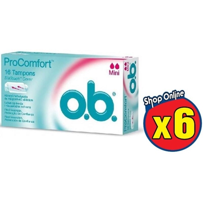 6 Ob Assorbente Interno Confort Mini