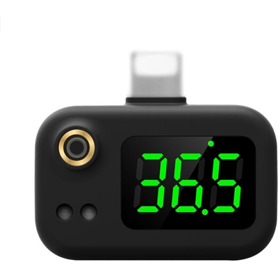 Termometro per smartphone K8 Termometro USB per misurare la temperatura del tesoro per la casa Termometro frontale portatile K7 Interfaccia Apple