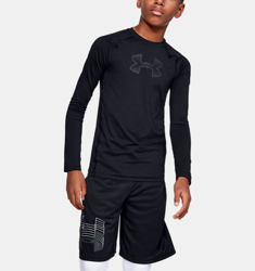 Maglia a manica lunga HeatGear® Armour da ragazzo características
