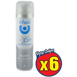 6 Infasil Deo Spray Tripla Protezione en oferta