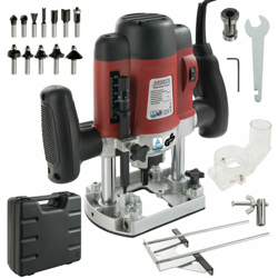 Fresatrice Verticale Elettrica 1200W + Set 12 Frese - Arebos precio