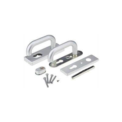 ABUS 128592 - Bandella protettiva'KKZS700 F1 FS', con maniglia su entrambi i lati e protezione cilindro per porte antincendio