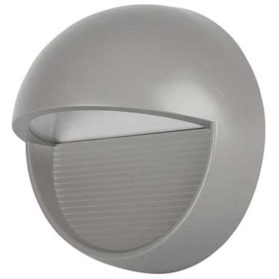 Faretto LED V-TAC Segnapasso Rotondo Montaggio a Plafone 3W Colore Grigio 3000K IP65