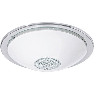 plafoniera Giolina bianco 37 centimetri 1x16W - Chrome - Eglo
