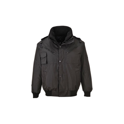 Portwest - Bomber 3 in 1 | Black - 3 XL - NEUTRO (SENZA PERSONALIZZAZIONE)