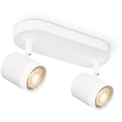 Home Sweet Home Spot 24 centimetri bianco LED Manu 2x5,8W - Blanc sable