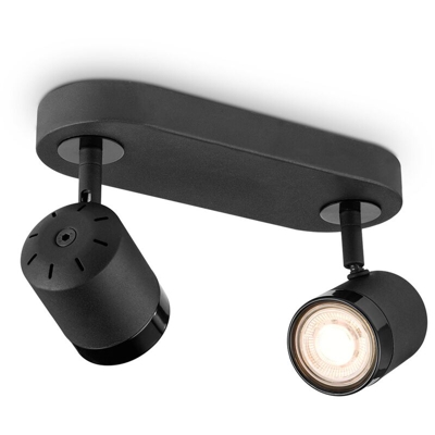 Home Sweet Home LED macchia nera Manu 2x5,8W - Noir sable