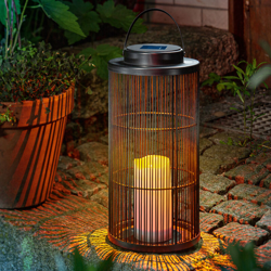 Lampada solare a sospensione Sara. Lampada da giardino. Lampada solare da esterno, esotec 102161 precio