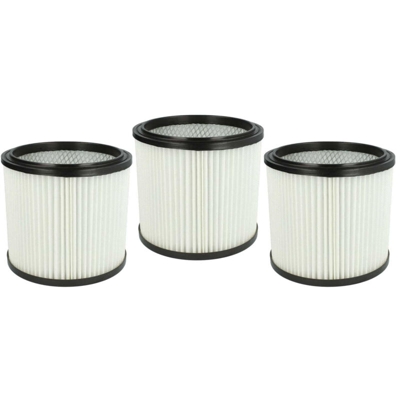 vhbw 3x filtri rotondo per aspirapolvere multiuso Aqua Vac Synchro 22, 30, 30/A, 40 AC, 40/A