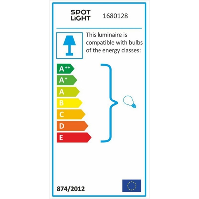 Homemania - Lampada a Sospensione Crister - Plafoniera - da Parete - Cromo, Bianco, Trasparente in Metallo, Vetro, 18 x 18 x 120 cm, 1 x E27, 60 W