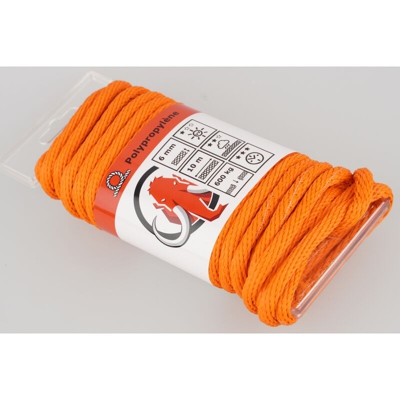 Mamutech - corda mamutec polipropilene arancio 6 millimetri x 10 m - Orange