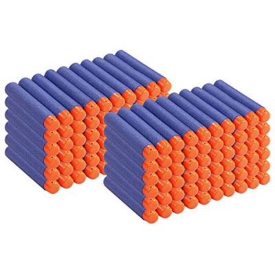 WOMGF Dardi Proiettili per Pistola Nerf Proiettile Freccette Foam Darts 220 Pezzi Universili di Schiuma Compatibili Accessori
