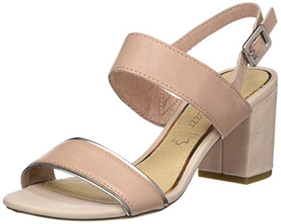 MARCO TOZZI 2-2-28335-24, Sandali con Cinturino alla Caviglia Donna, Rosa Rose Comb 596, 40 EU
