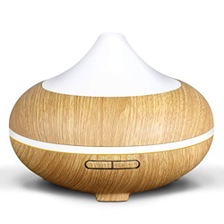 Hianjoo Diffusore di Aromi 500ml, Umidificatore Ultrasuoni Diffusore di Oli Essenziali con 14 LED Colori per SPA,Yoga,Camera da Letto - Regali di gran precio