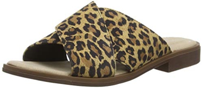 Clarks Declan Ivy, Sandali a Punta Chiusa Donna, Multicolore (Leopard Print Leopard Print), 41 EU