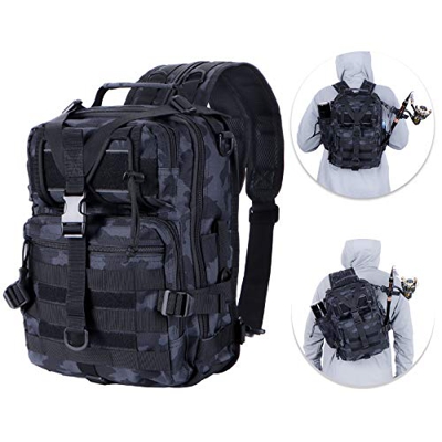 Zaino tattico Borsa da escursionismo da caccia Zaino da pesca Borsa da pesca Impermeabile Attrezzatura da sopravvivenza Viaggio militare Resistente al